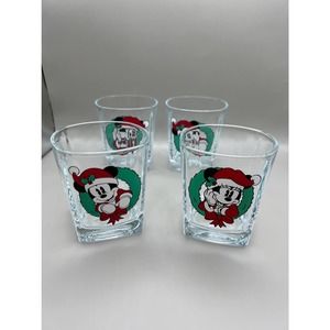 Christmas Disney Mickey&Minnie Mouse whiskey glasses (4)